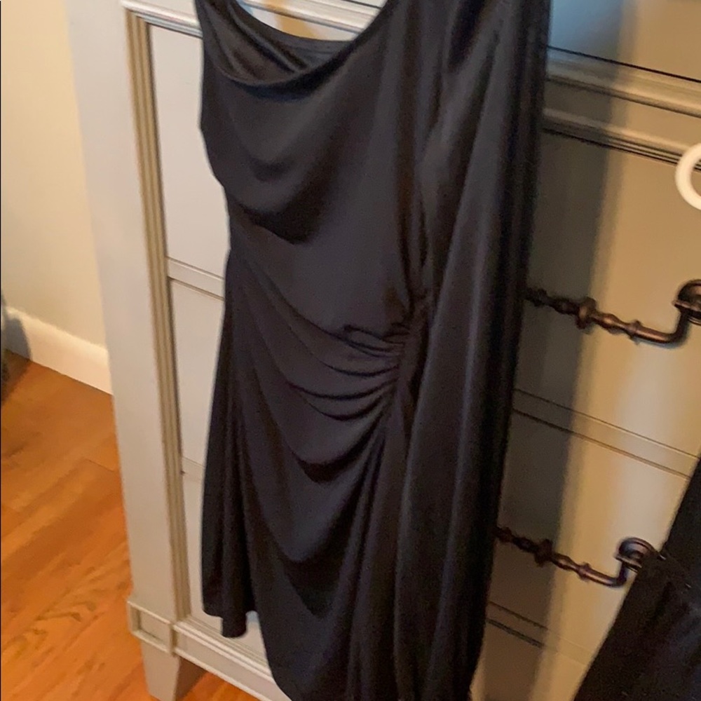 Cocktail mini one sleeve dress